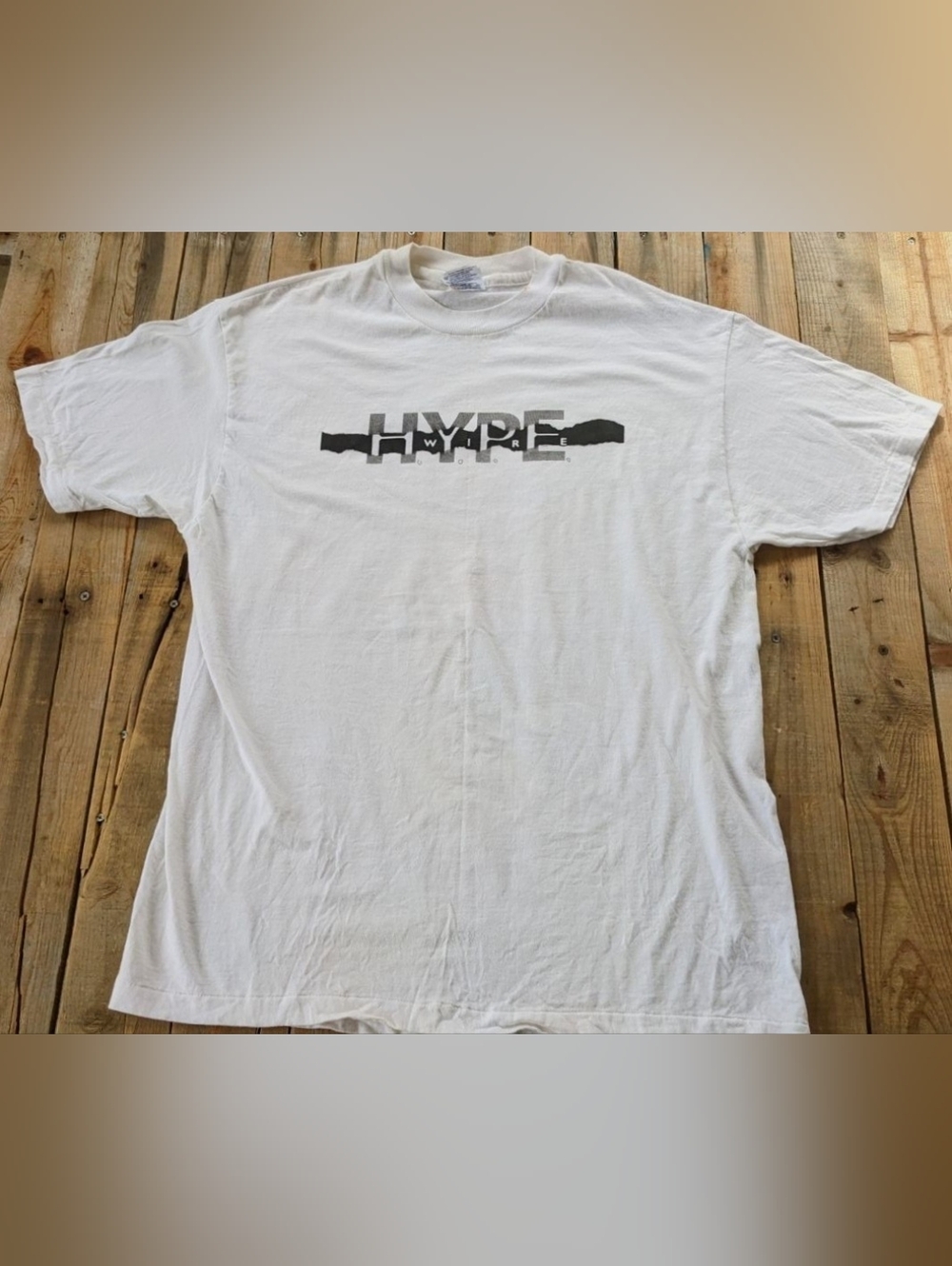 vintage '90s Hype Wire Promo t-shirt  made in USA  men's Size Large
